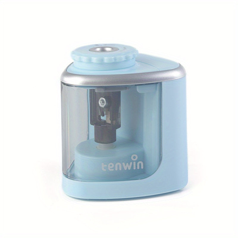 1pc Fast Sharpening Electric Pencil Sharpener-Portable & Safe Design-Efficient for 6-8mm Pencils-Perfect for Students & Office