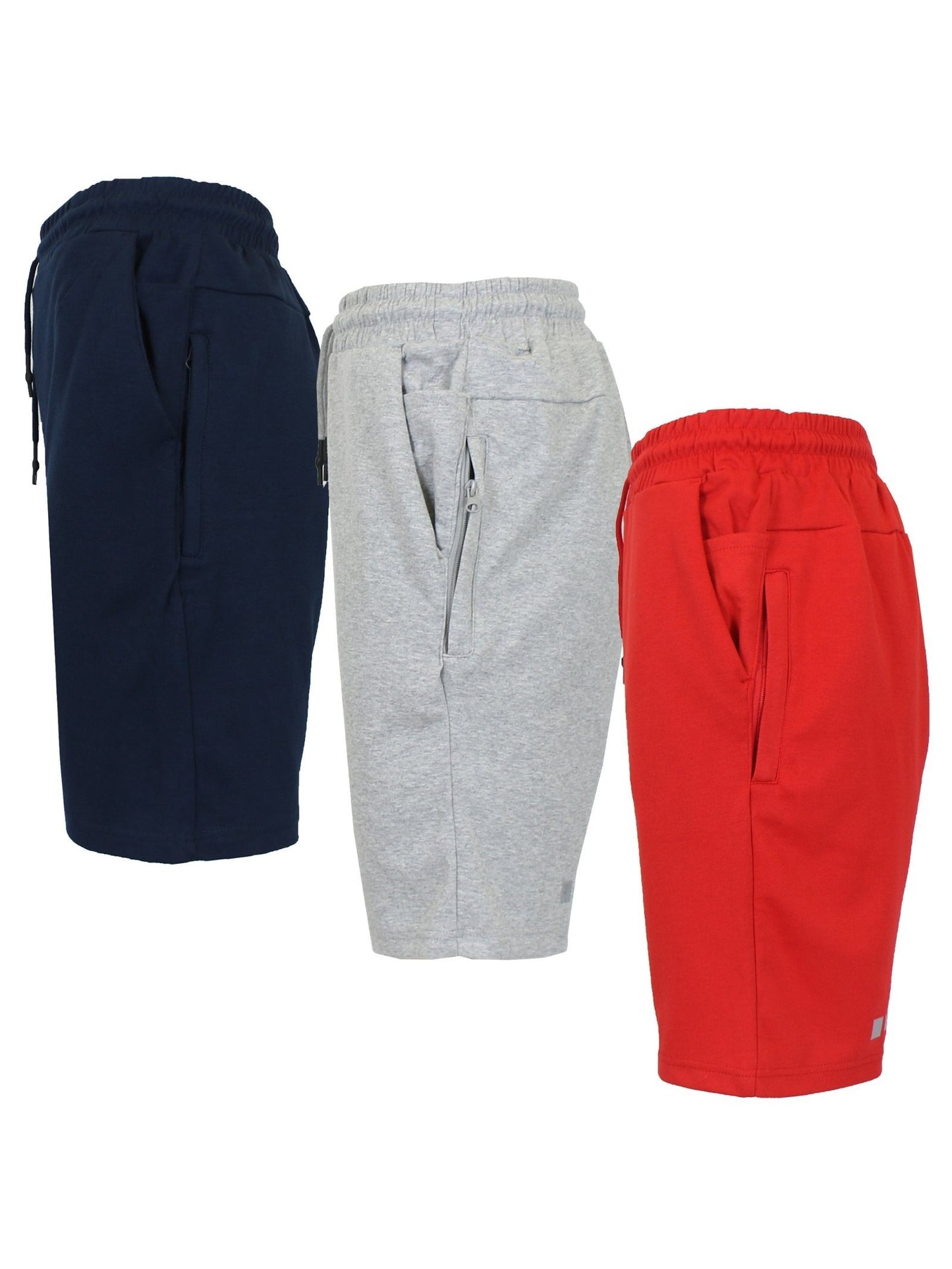 3-Pack Men's Tech Fleece Jogger Lounge Sweat Shorts (Sizes, S-2XL)