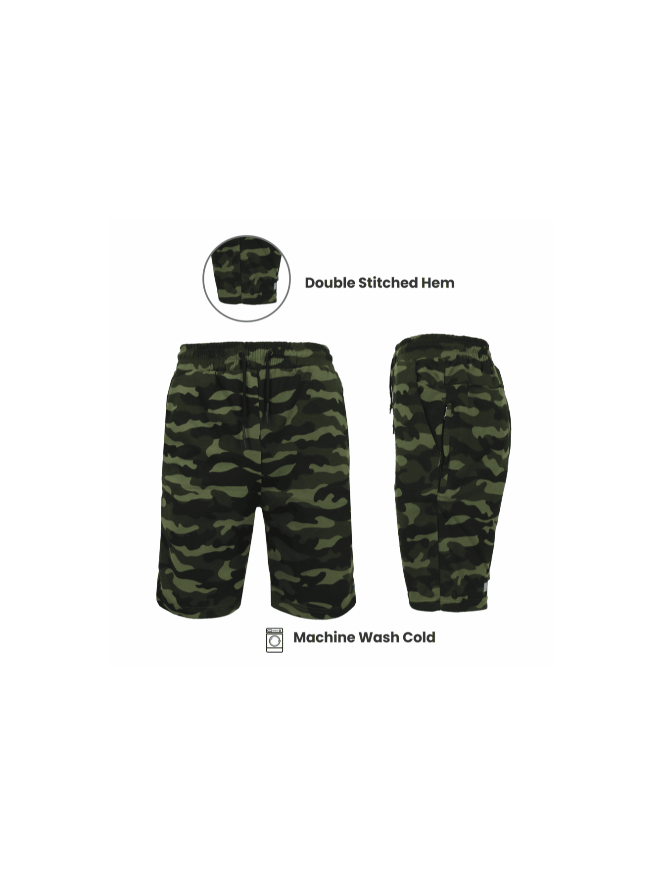 3-Pack Men's Tech Fleece Jogger Lounge Sweat Shorts (Sizes, S-2XL)