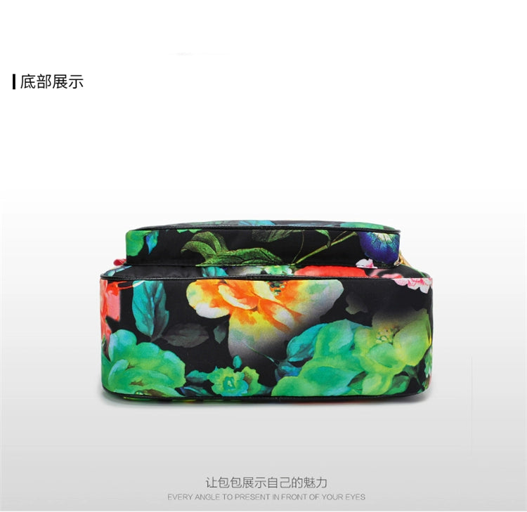 Online Influencer Fashion Printed Oxford Cloth Woman's Single Shoulder Bag