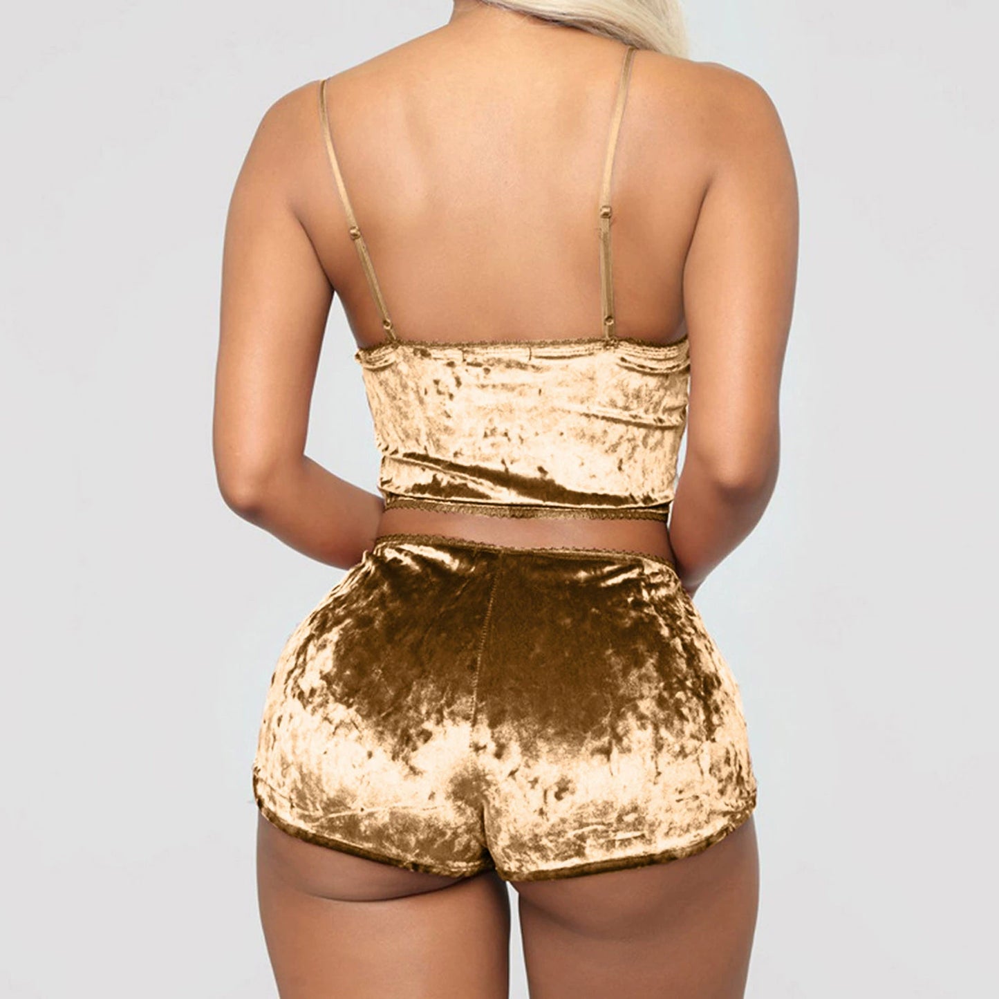 Ladies Soft Top Pajamas Underwear Set Women's Top Pajamas Underwear Suit