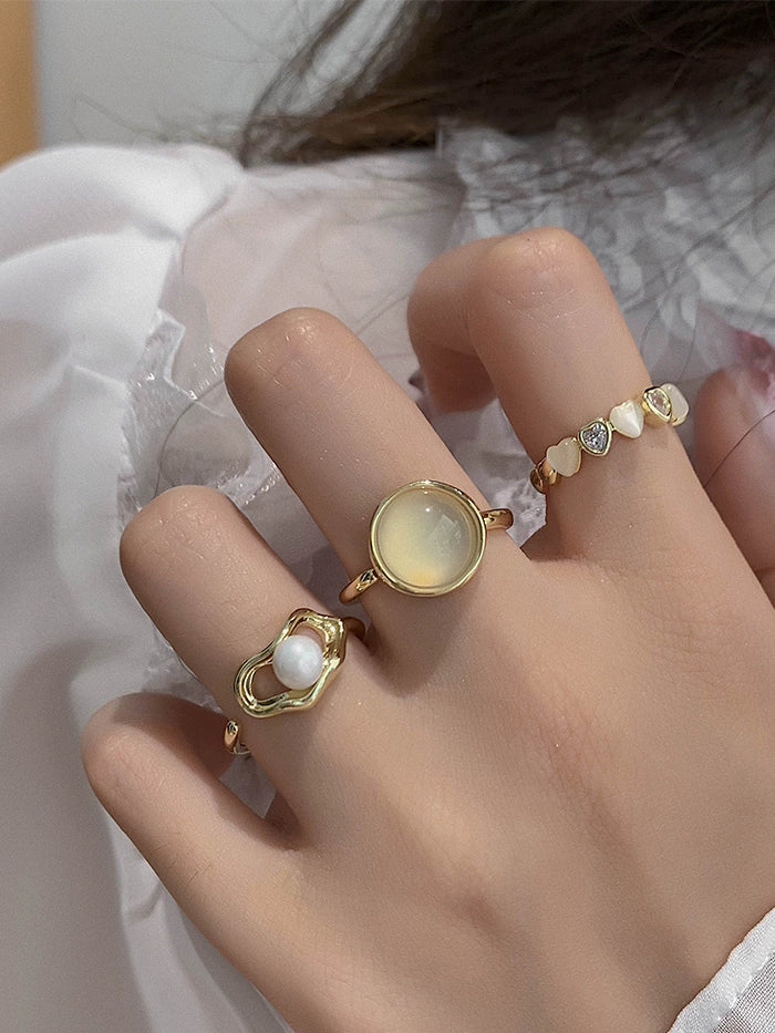 Accessible Luxury Pearl Gold Female Design Niche Twin Fritillary