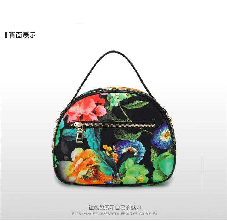 Online Influencer Fashion Printed Oxford Cloth Woman's Single Shoulder Bag