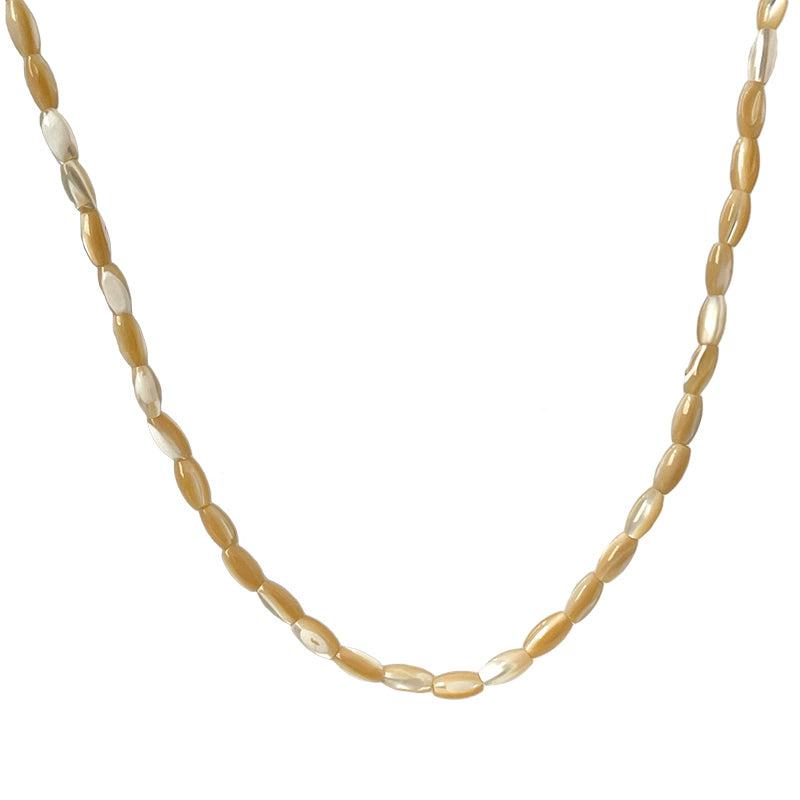 Colorful Shell Women's Neck Fancy Collarbone Chain Beads