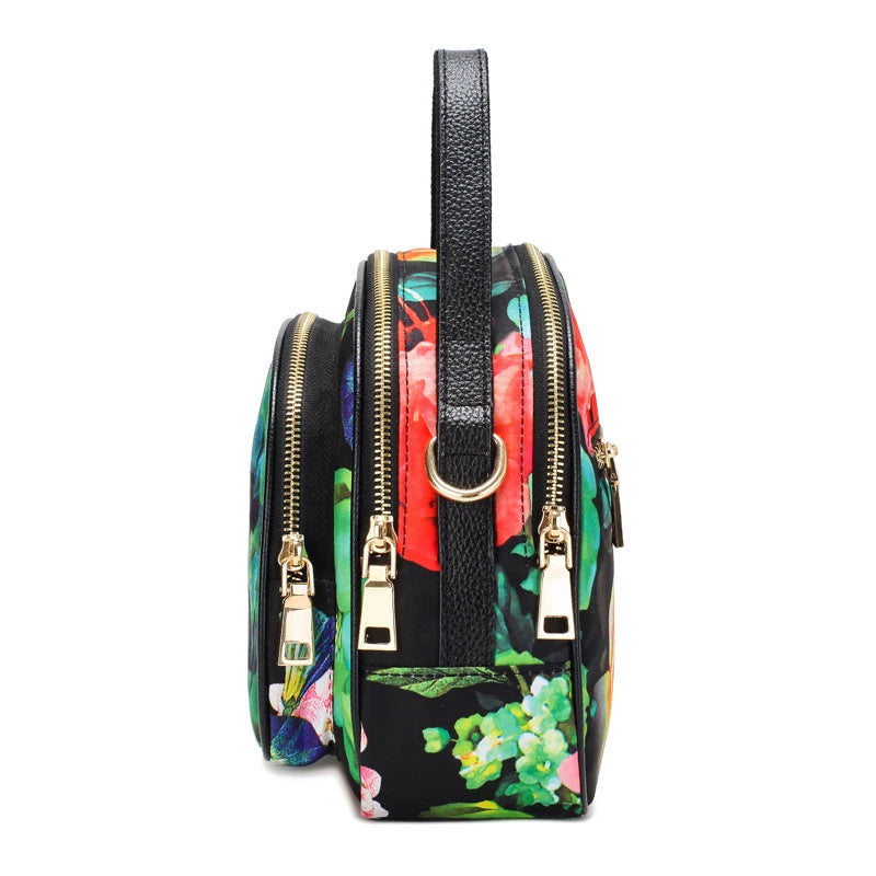 Online Influencer Fashion Printed Oxford Cloth Woman's Single Shoulder Bag