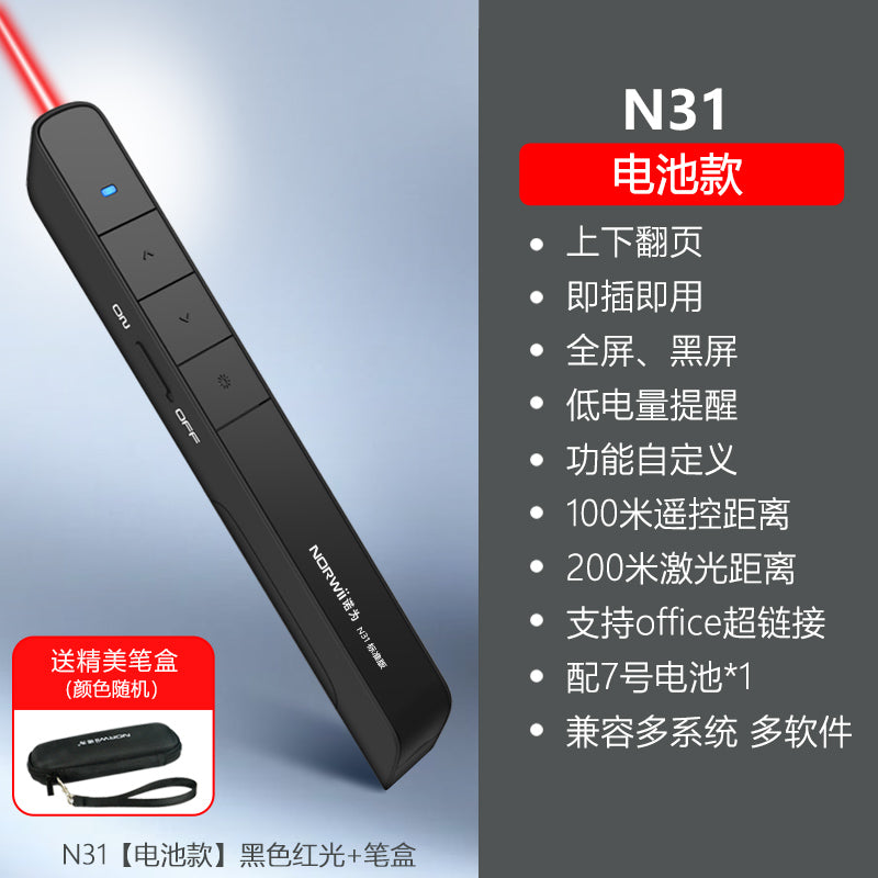 Projection Laser Pointer with Remote Control