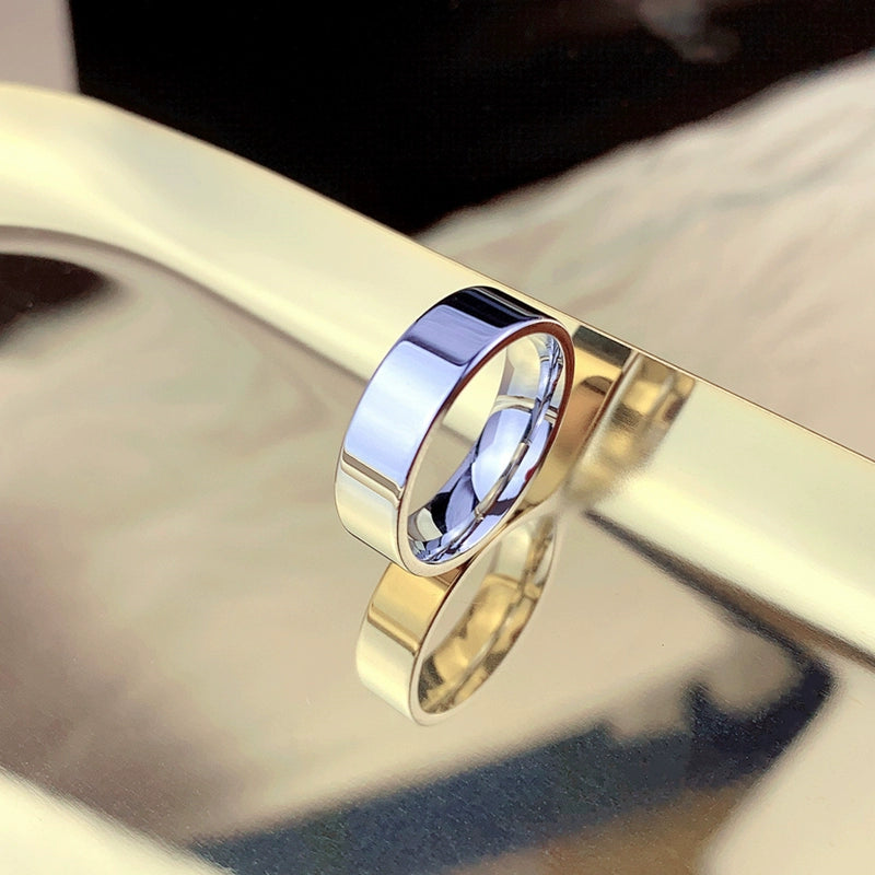 INS Boys Special-Interest Design Non-Fading Titanium Steel Ring