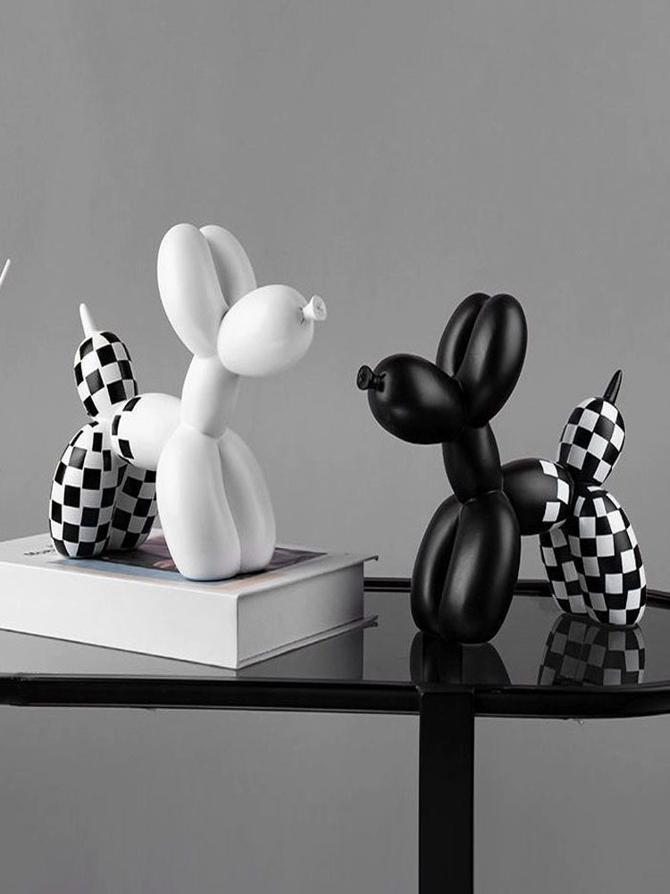 Scandinavian Chessboard Lattice Fancy Living Room Decoration Resin