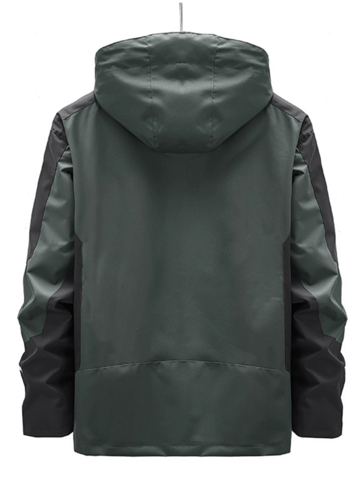 Outdoor Shell Jacket Men's Autumn Fashion Brand plus Size Army Green Outwear Single Layer Color Matching Windproof Women's Mountaineering Clothing
