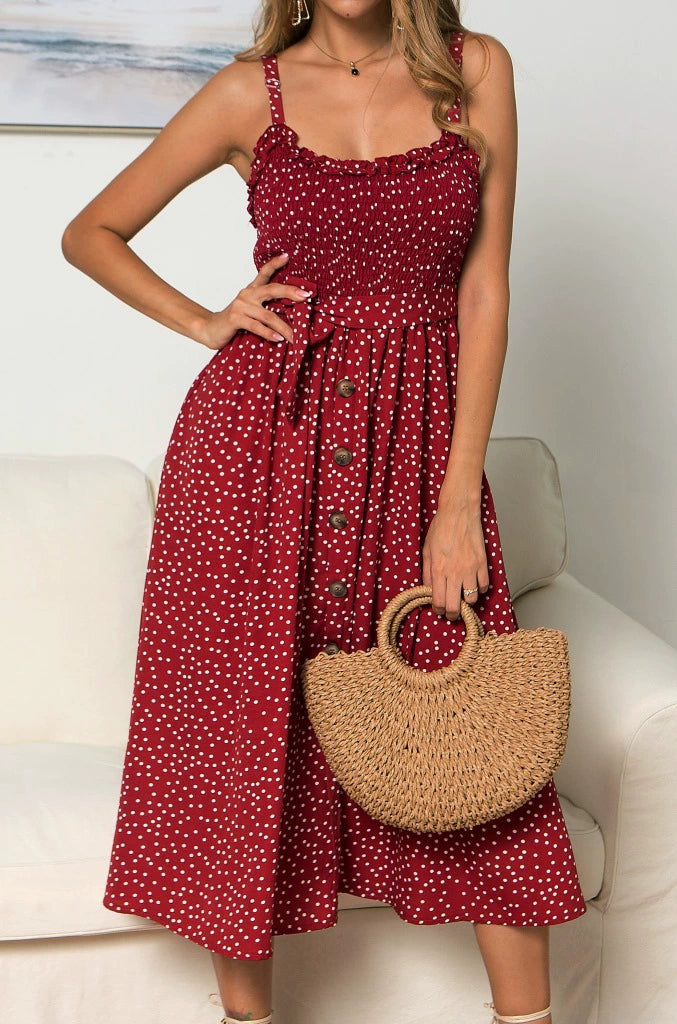 Skirt Shoulder-Straps Sling Dress
