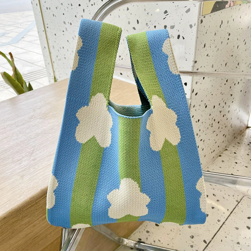 Bag Female Niche Flower Street Play Handbag