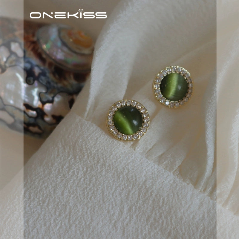 Retro Fruit Green for Women Light Luxury Minority Fancy Opal