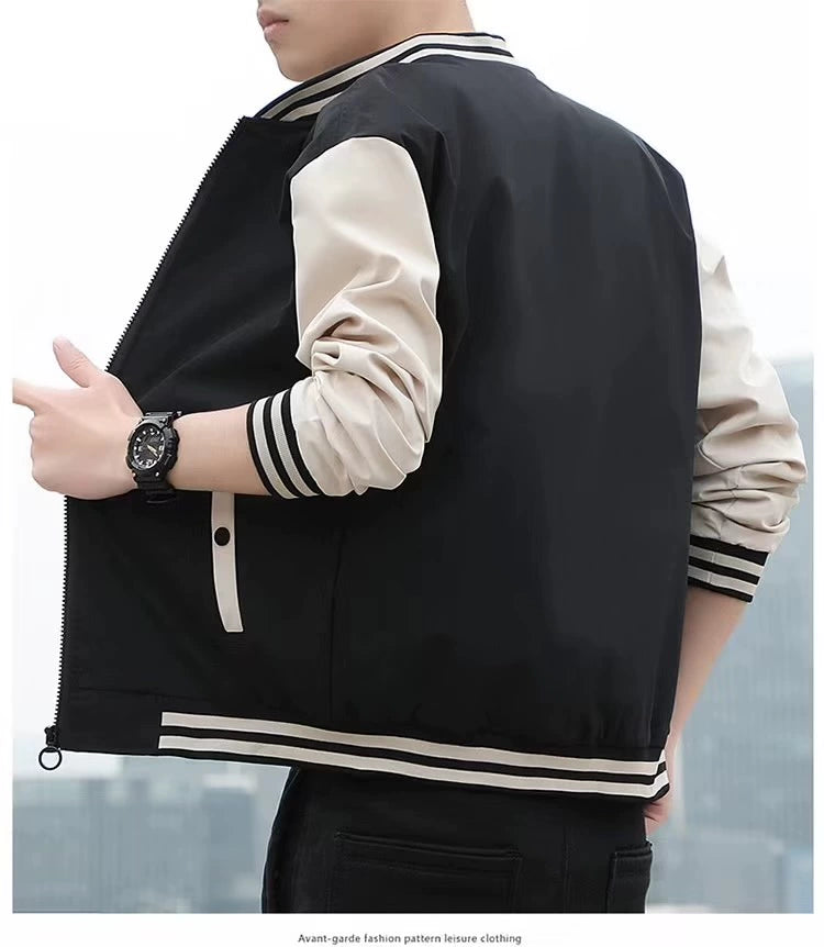 Men's Spring and Autumn Casual Fashion Brand New Arrival Jacket Men's Clothing Sports Autumn Clothing Tops Men Outwear
