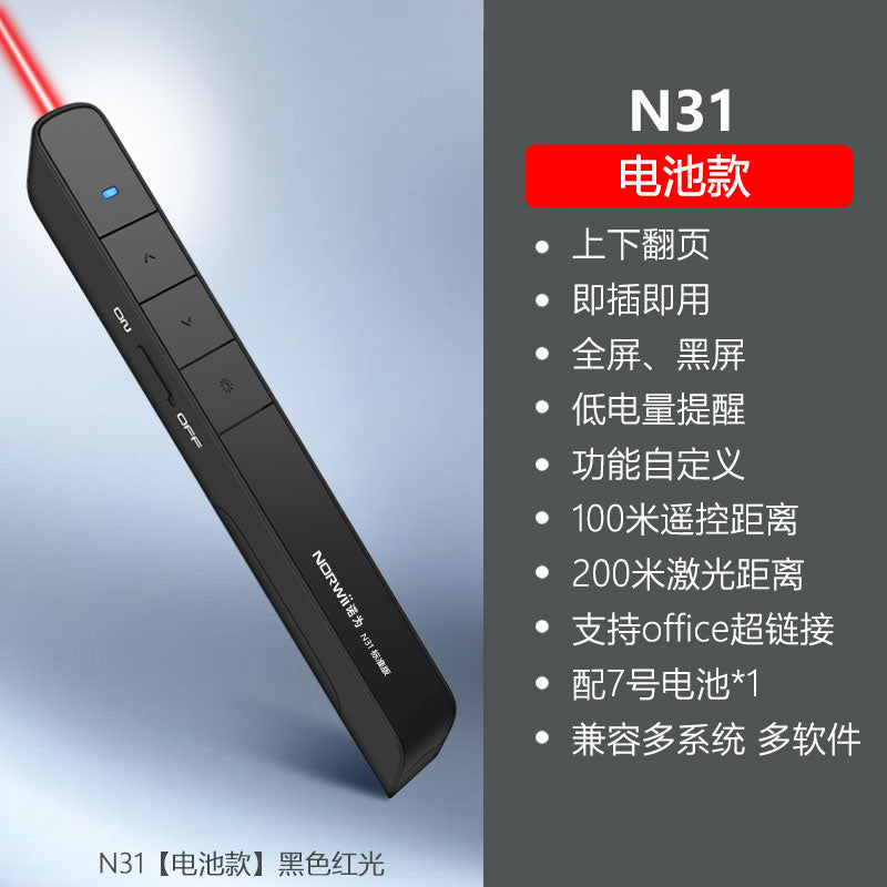 Projection Laser Pointer with Remote Control