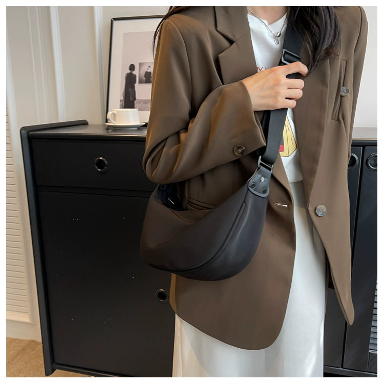 This Year's Popular Canvas Small Bag 2024 New Arrival Women's Bag Fancy Western Style All-Matching Messenger Bag Shoulder Dumpling Bag