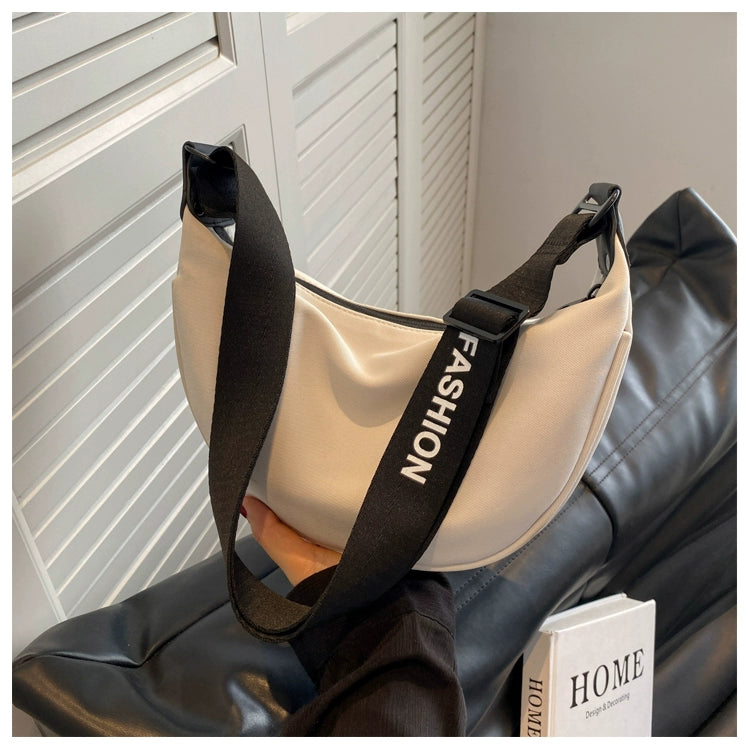 This Year's Popular Canvas Small Bag 2024 New Arrival Women's Bag Fancy Western Style All-Matching Messenger Bag Shoulder Dumpling Bag