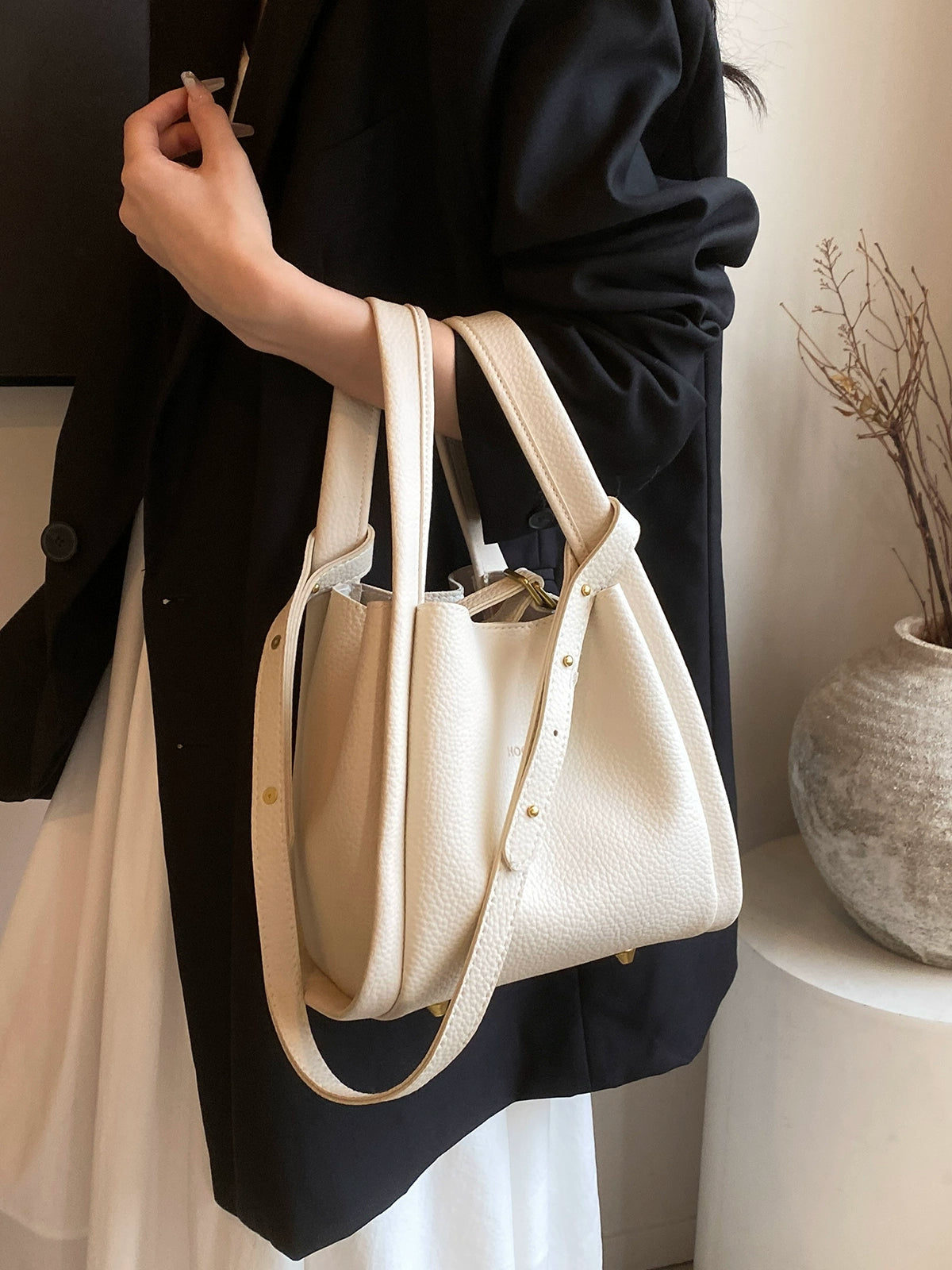 Fancy Small Bag Fashion All-Match Satchel Vegetable Basket