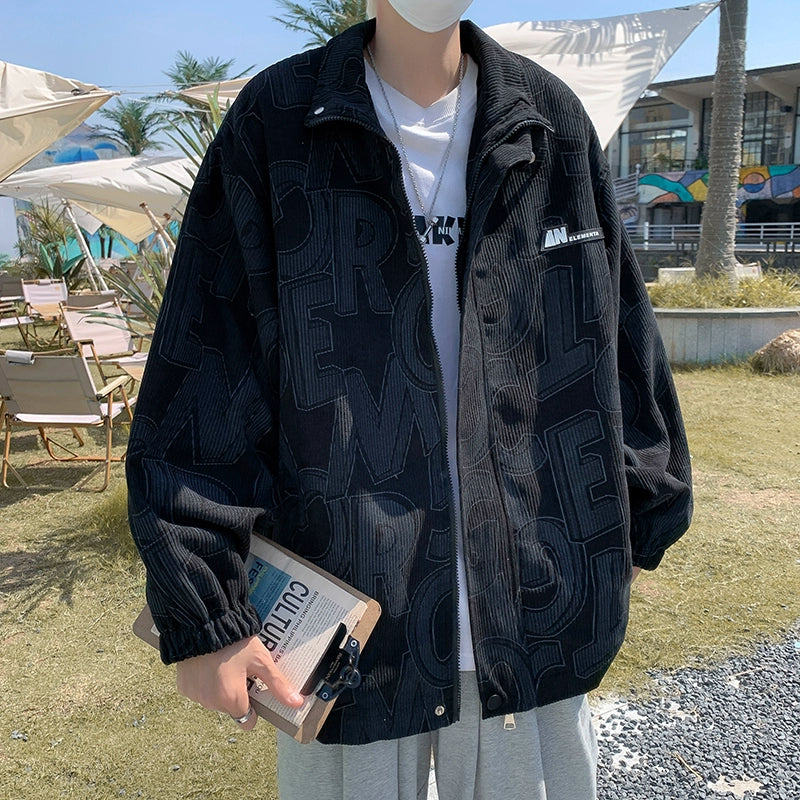 Fashion Brand Autumn and Winter Loose Leisure All-Matching Full Print Jacket