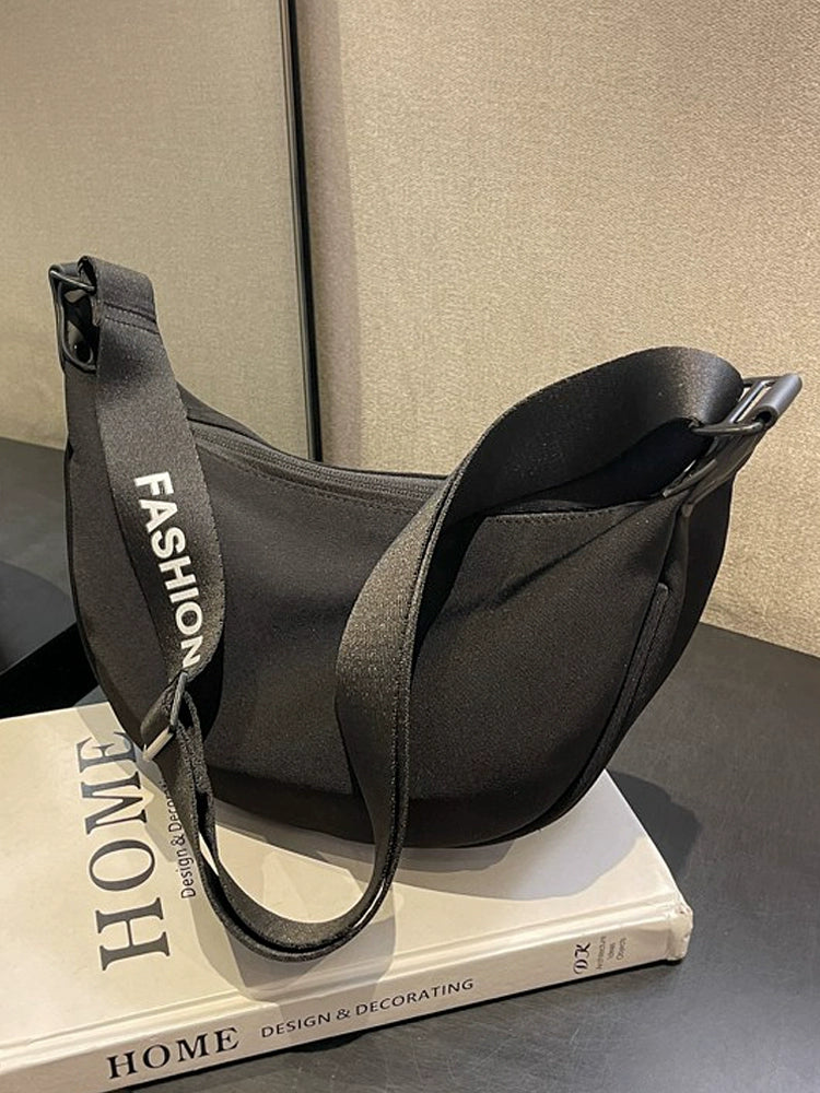 This Year's Popular Canvas Small Bag 2024 New Arrival Women's Bag Fancy Western Style All-Matching Messenger Bag Shoulder Dumpling Bag
