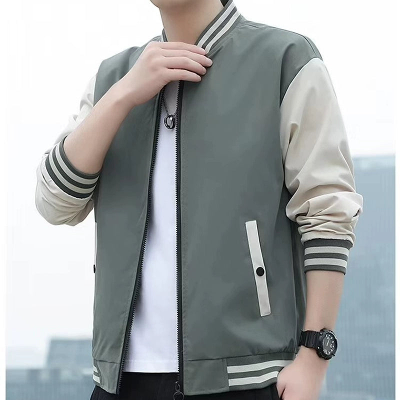 Men's Spring and Autumn Casual Fashion Brand New Arrival Jacket Men's Clothing Sports Autumn Clothing Tops Men Outwear