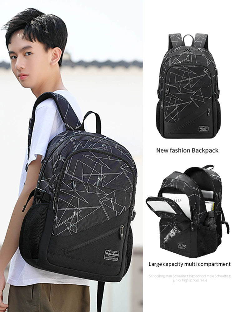 Travel Men Women Junior High School Student Fashion Backpack