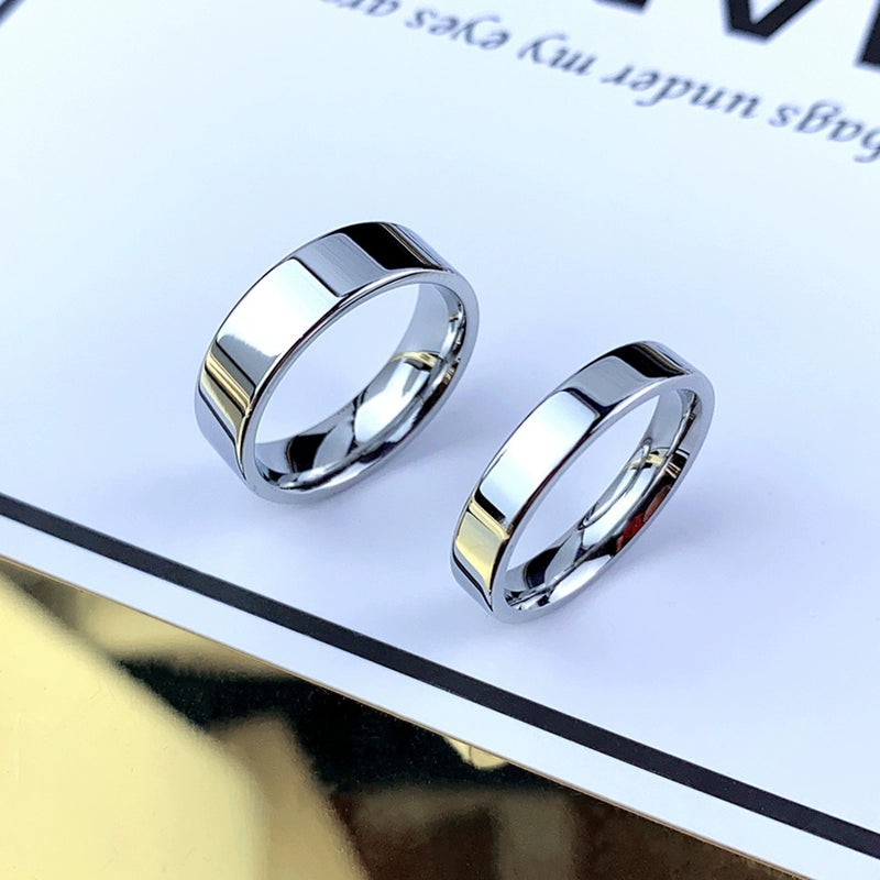 INS Boys Special-Interest Design Non-Fading Titanium Steel Ring
