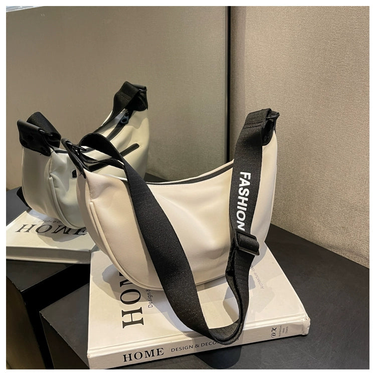 This Year's Popular Canvas Small Bag 2024 New Arrival Women's Bag Fancy Western Style All-Matching Messenger Bag Shoulder Dumpling Bag