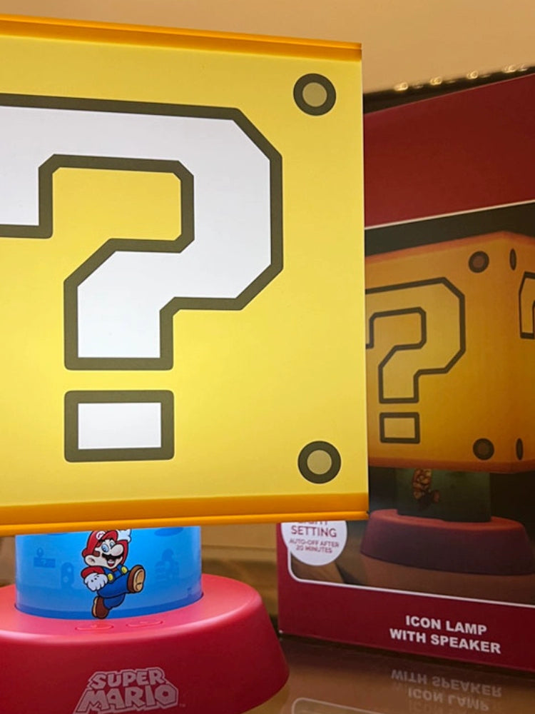 Creative Press Led Question Mark Sound Desk Lamp Charging Small Night Lamp Bricks Desktop Lamp Bedside Lamp Gift