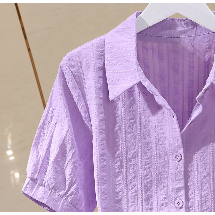 T-shirt Cotton Net Face All-Match Short-Sleeved Professional Shirt