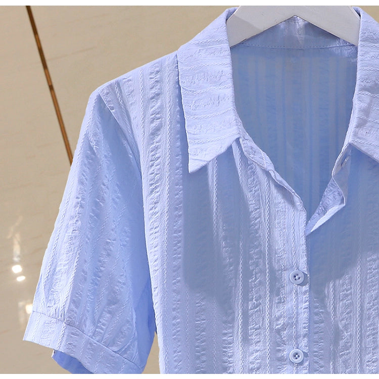 T-shirt Cotton Net Face All-Match Short-Sleeved Professional Shirt