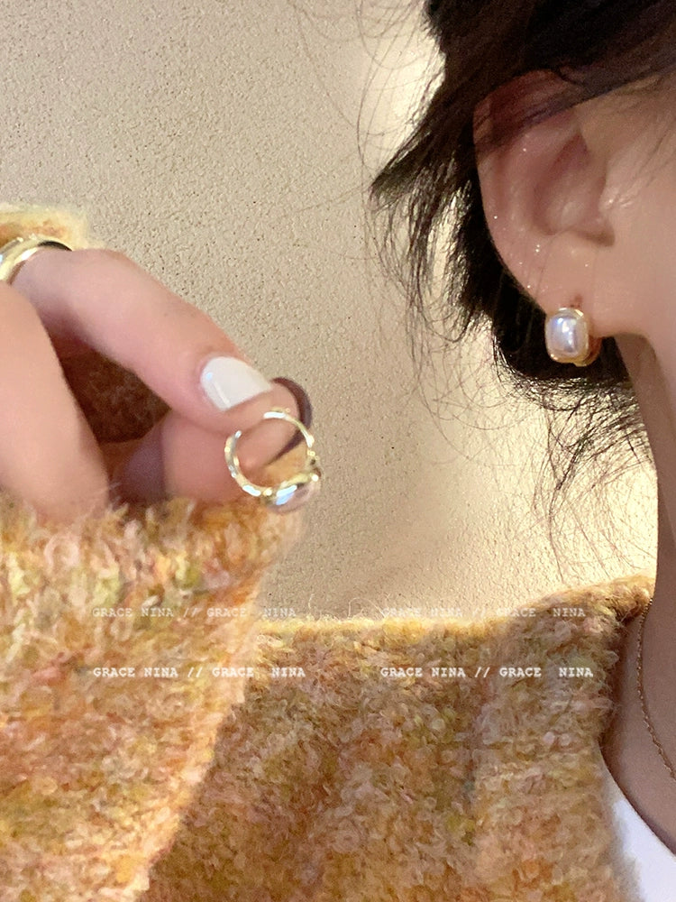Niche Style Fall and Winter Fancy White Best Selling Women's Pearl