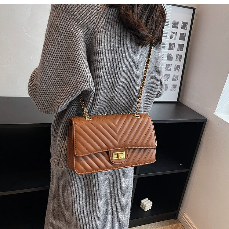 Quilted Embroidery Thread Autumn and Winter Popular Hot-Selling Product Chain Women's Bag
