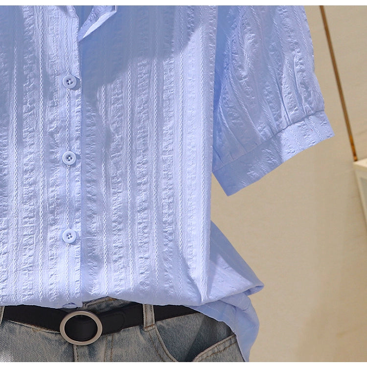 T-shirt Cotton Net Face All-Match Short-Sleeved Professional Shirt
