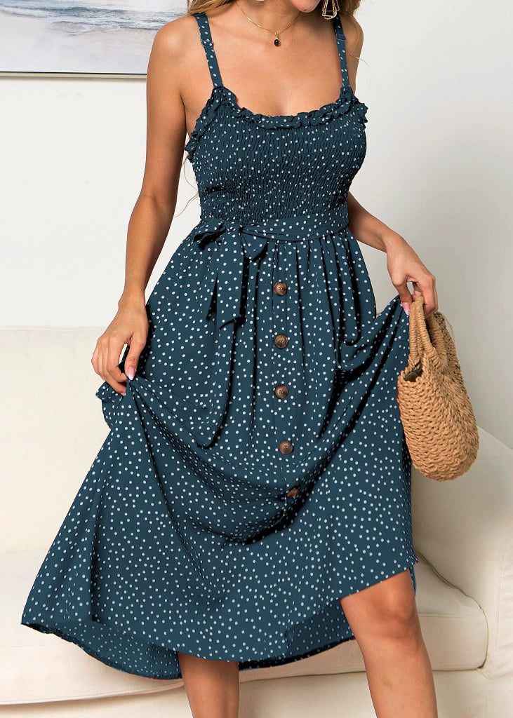 Skirt Shoulder-Straps Sling Dress