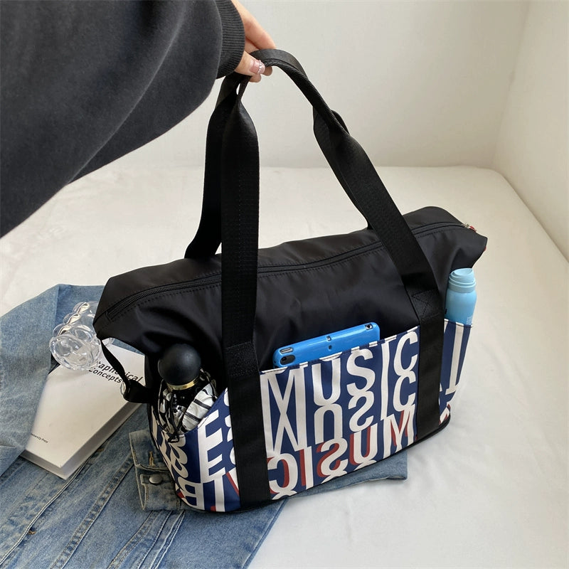 Women's Short-Distance Scalable School Travel Bag