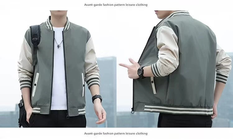 Men's Spring and Autumn Casual Fashion Brand New Arrival Jacket Men's Clothing Sports Autumn Clothing Tops Men Outwear
