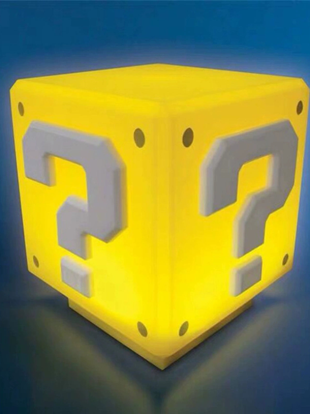 Creative Press Led Question Mark Sound Desk Lamp Charging Small Night Lamp Bricks Desktop Lamp Bedside Lamp Gift