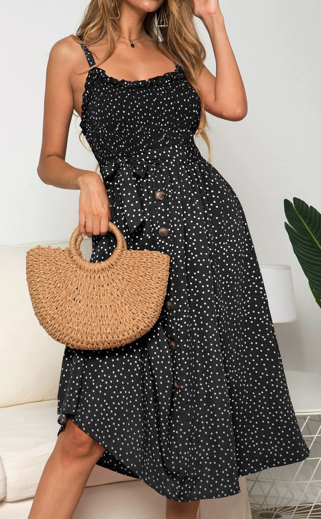 Skirt Shoulder-Straps Sling Dress