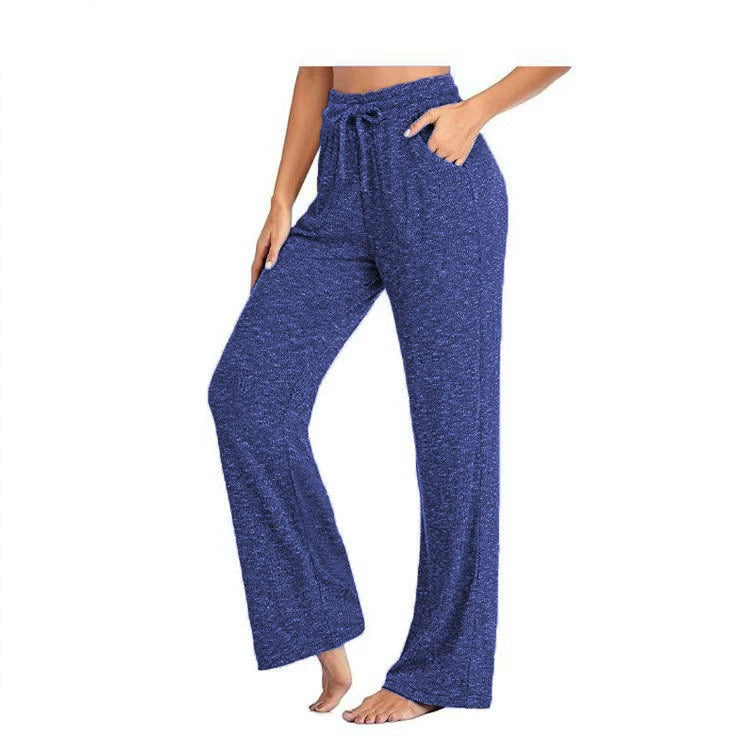 Women's plus Size Yoga Wide-Leg Casual Pants