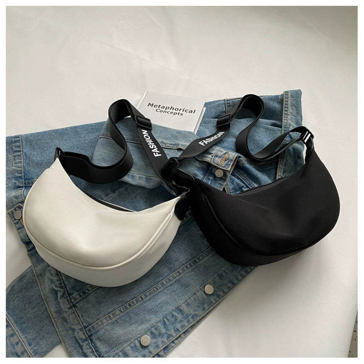 This Year's Popular Canvas Small Bag 2024 New Arrival Women's Bag Fancy Western Style All-Matching Messenger Bag Shoulder Dumpling Bag