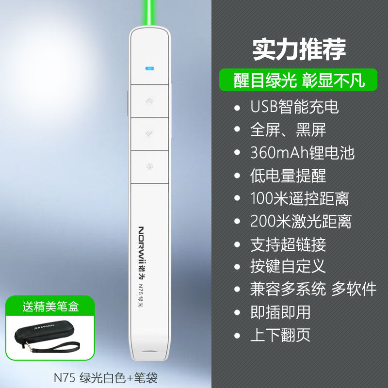 Projection Laser Pointer with Remote Control