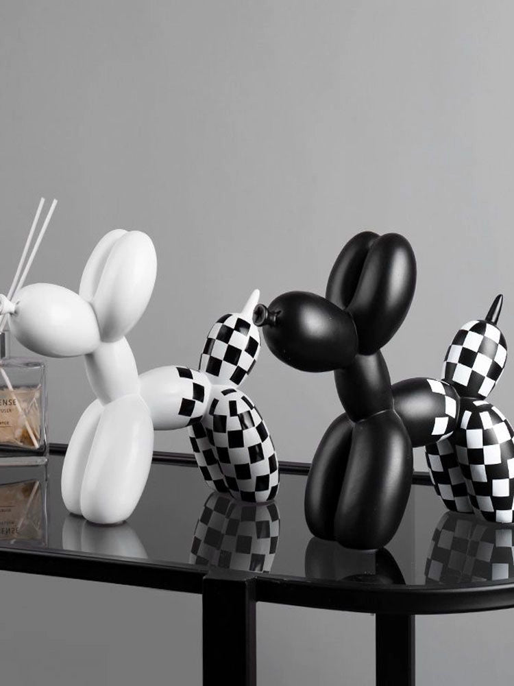 Scandinavian Chessboard Lattice Fancy Living Room Decoration Resin