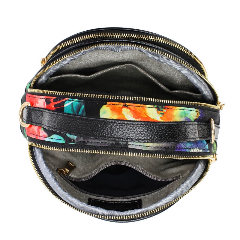 Online Influencer Fashion Printed Oxford Cloth Woman's Single Shoulder Bag