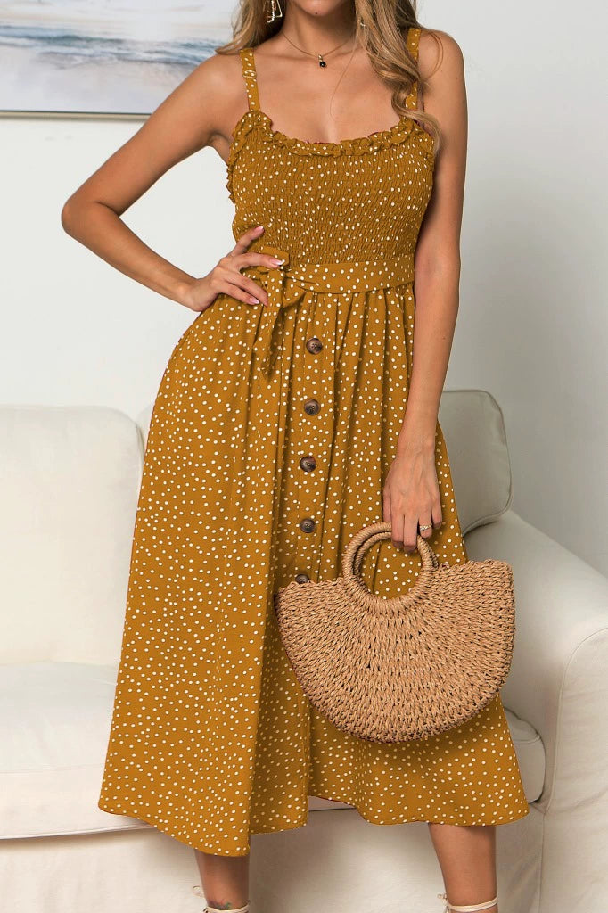 Skirt Shoulder-Straps Sling Dress