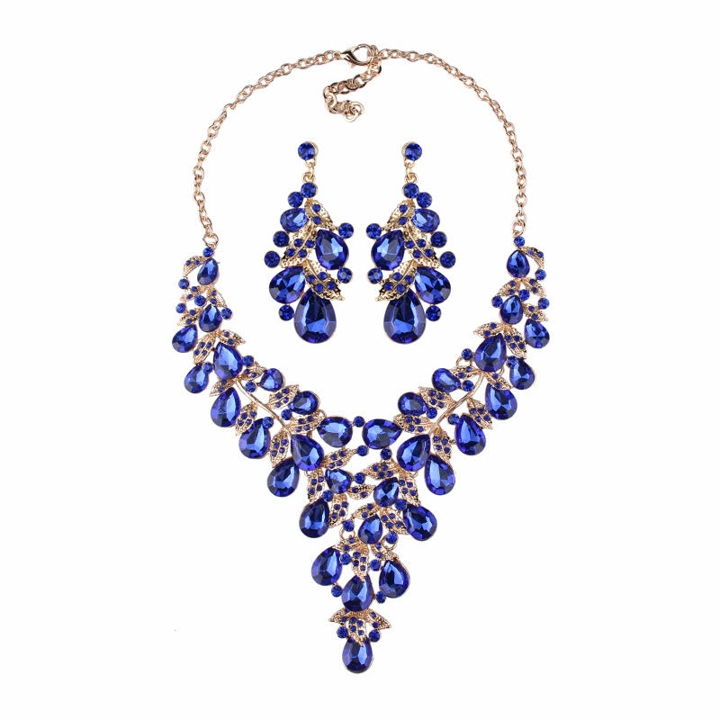 Fashion Crystal Clavicle Chain Women's Curve Photography Gem