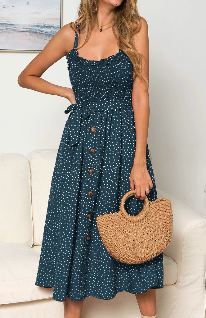 Skirt Shoulder-Straps Sling Dress