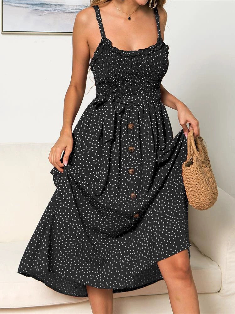 Skirt Shoulder-Straps Sling Dress