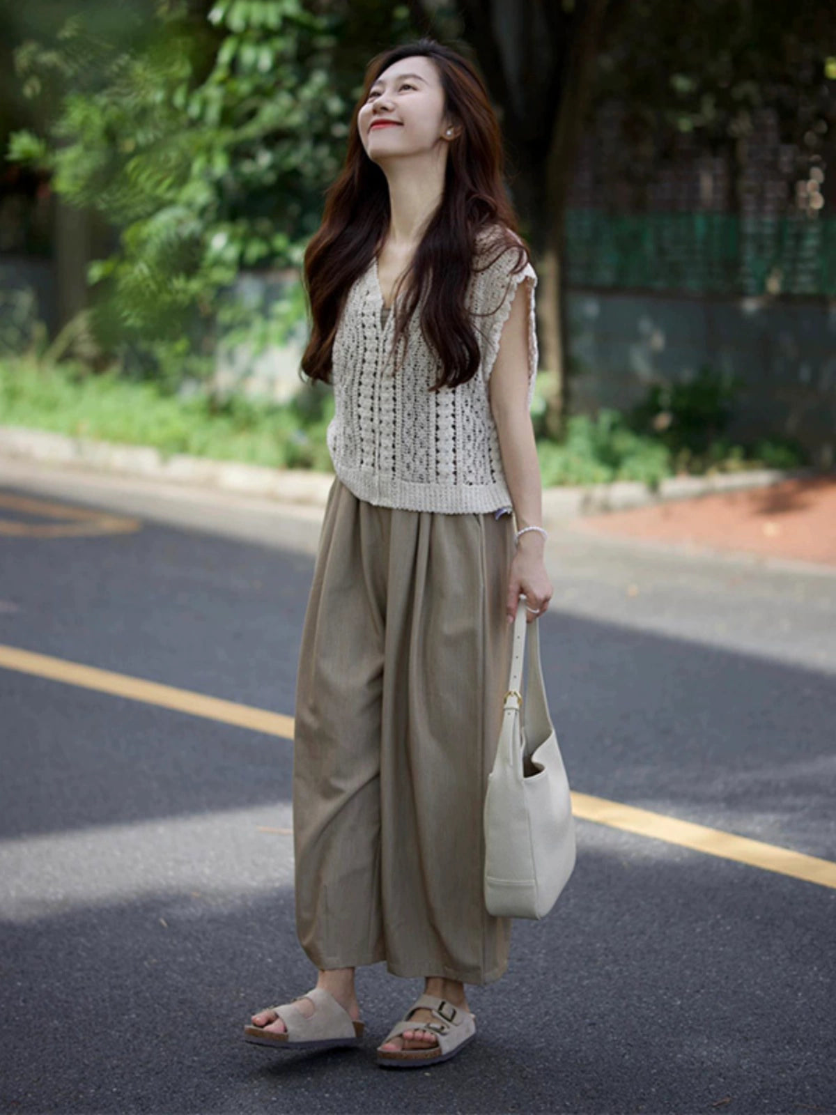 Summer Matching a Set of Korean Style Age-Reducing Cold Style Denim Casual Pull Cool Wear Suit Women's Clothing 2024 New Arrival Summer