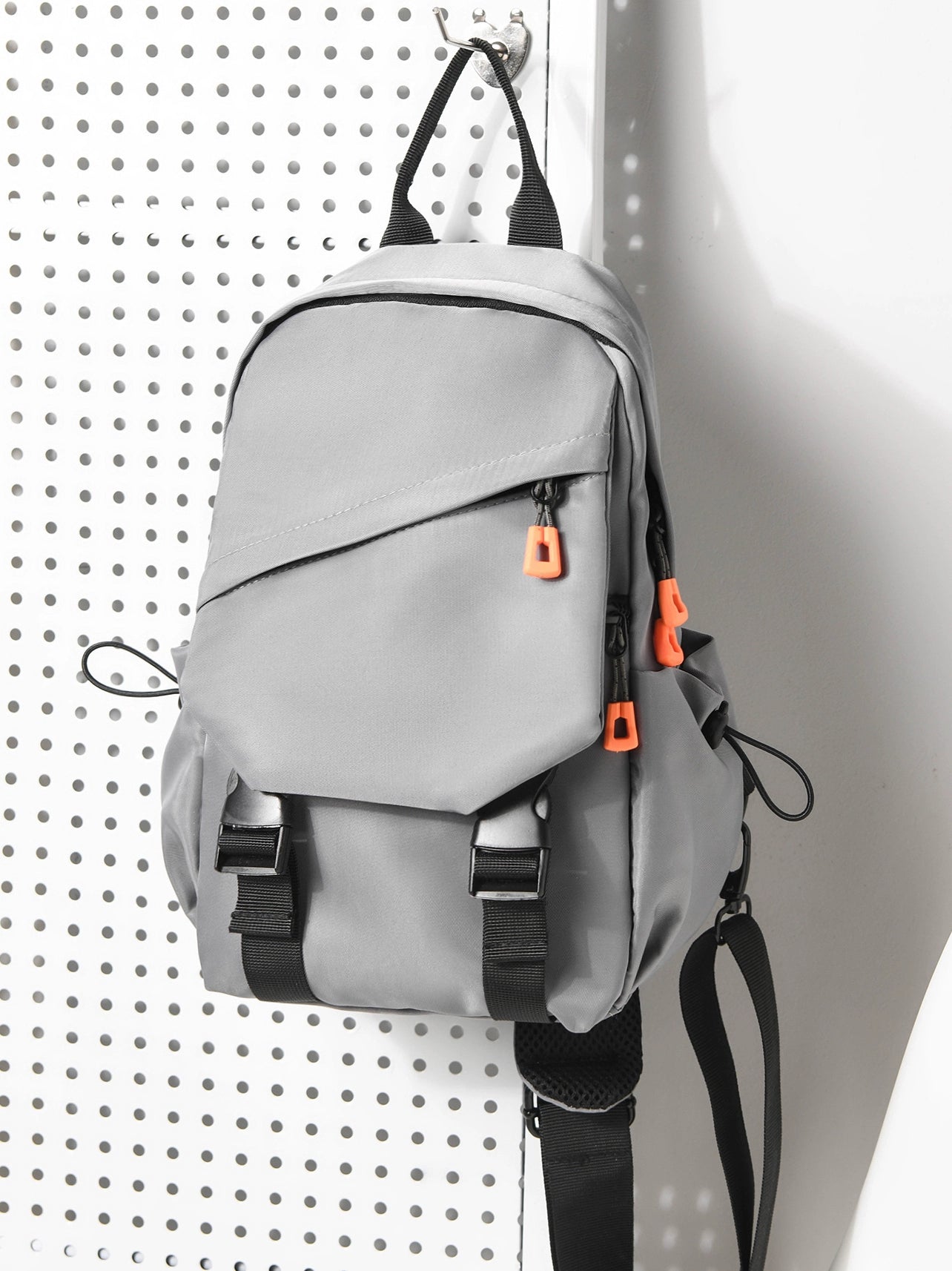 New Chest Bag Men's Casual Sports Backpack Fashion Trendy Multi-Functional Satchel Men's and Women's Neutral Trendy Small Backpack Tide