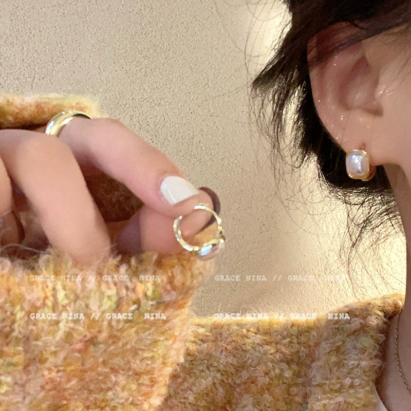 Niche Style Fall and Winter Fancy White Best Selling Women's Pearl